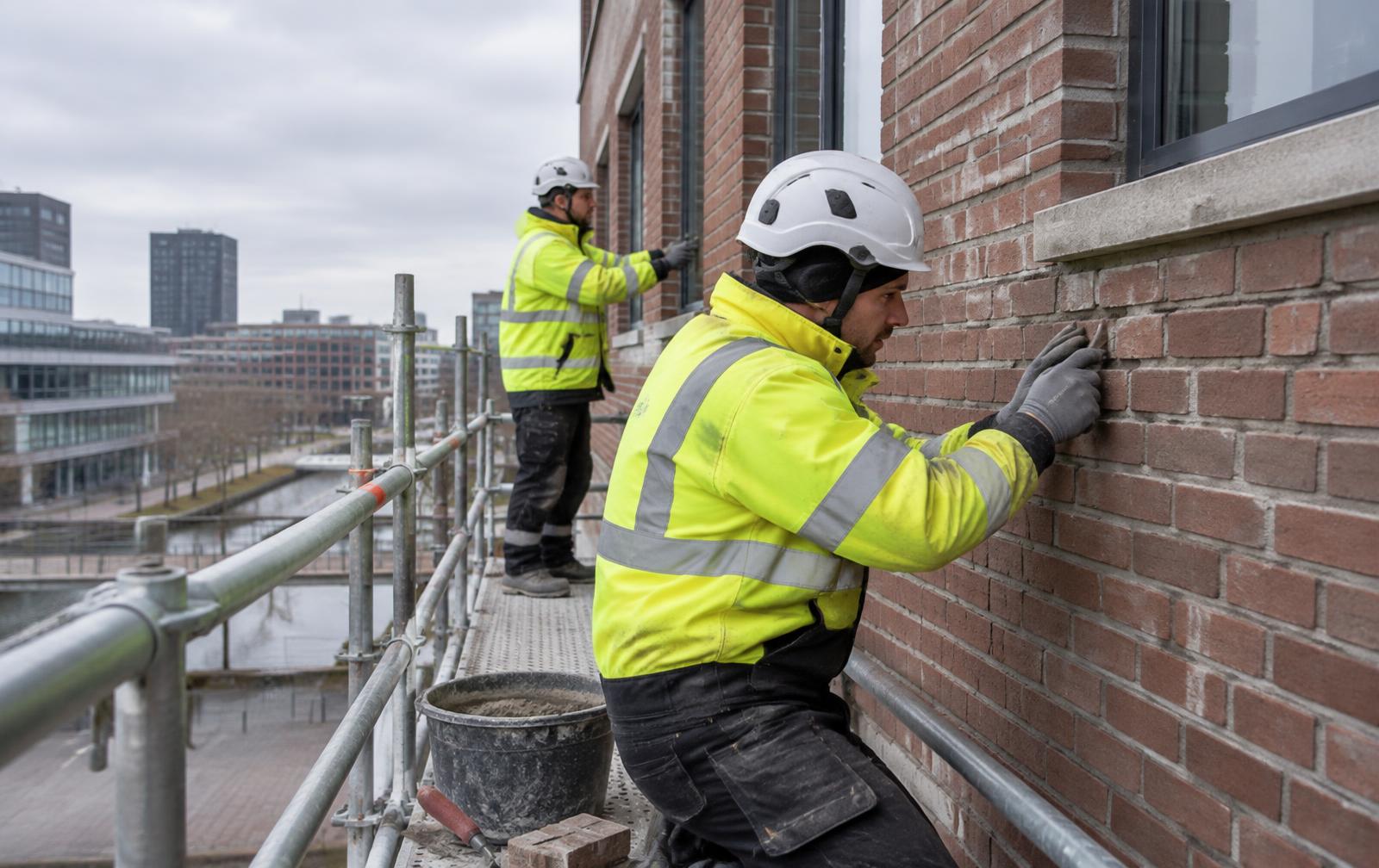 Illustratief beeld van gevelonderhoud